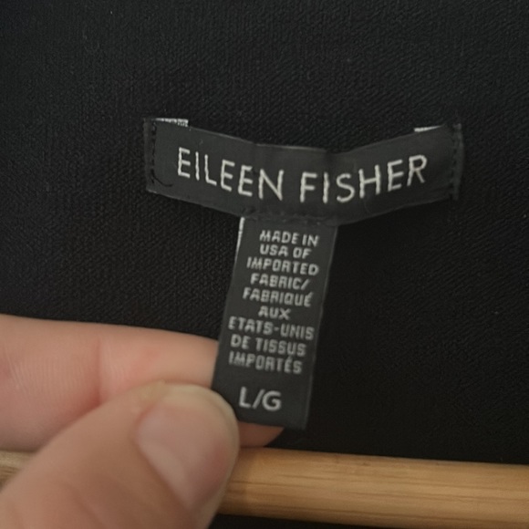 Eileen Fisher organic cotton blazer size large - Picture 2 of 3